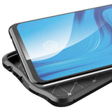 Oppo Reno 4 Lite Kılıf Zore Niss Silikon Kapak Lacivert