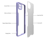 Oppo Reno 4 Lite Kılıf Zore Parfe Kapak Lacivert
