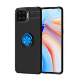 Oppo Reno 4 Lite Kılıf Zore Ravel Silikon Kapak Mavi