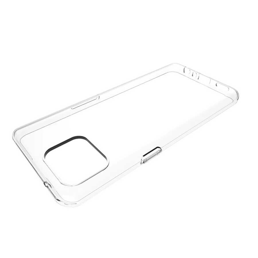 Oppo Reno 4 Lite Kılıf Zore Süper Silikon Kapak Renksiz