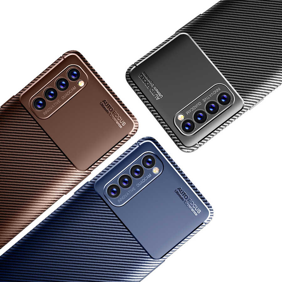 Oppo Reno 4 Pro 4G Kılıf Zore Negro Silikon Kapak Siyah