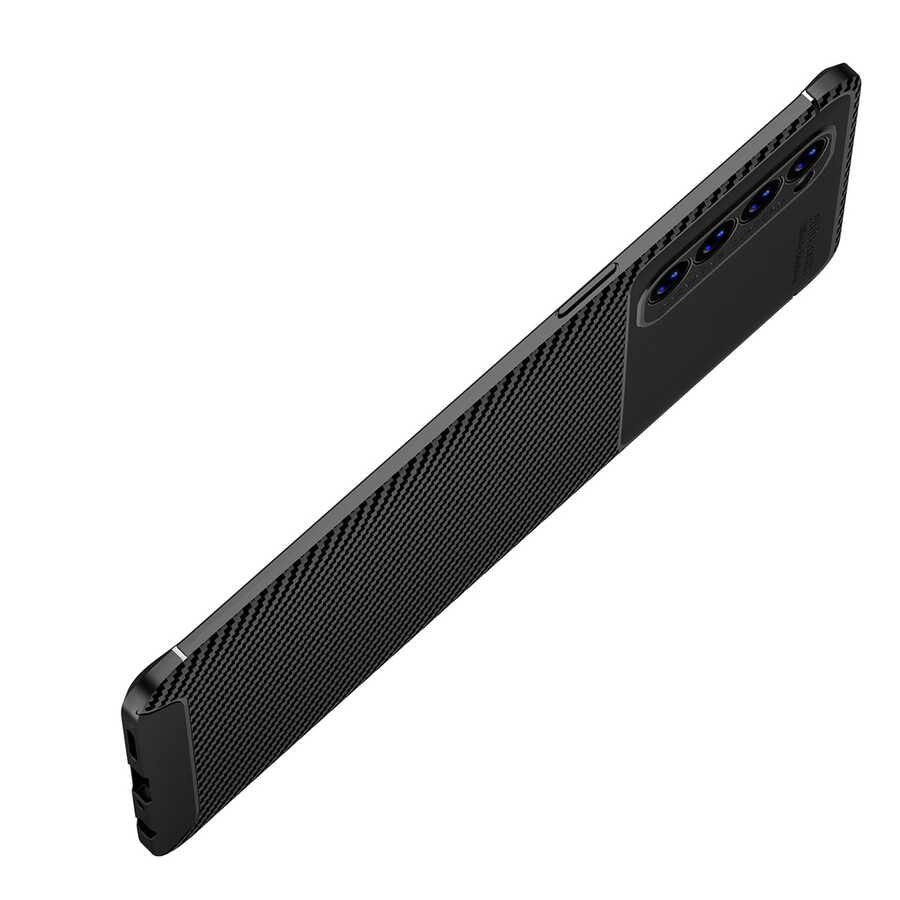 Oppo Reno 4 Pro 4G Kılıf Zore Negro Silikon Kapak Siyah