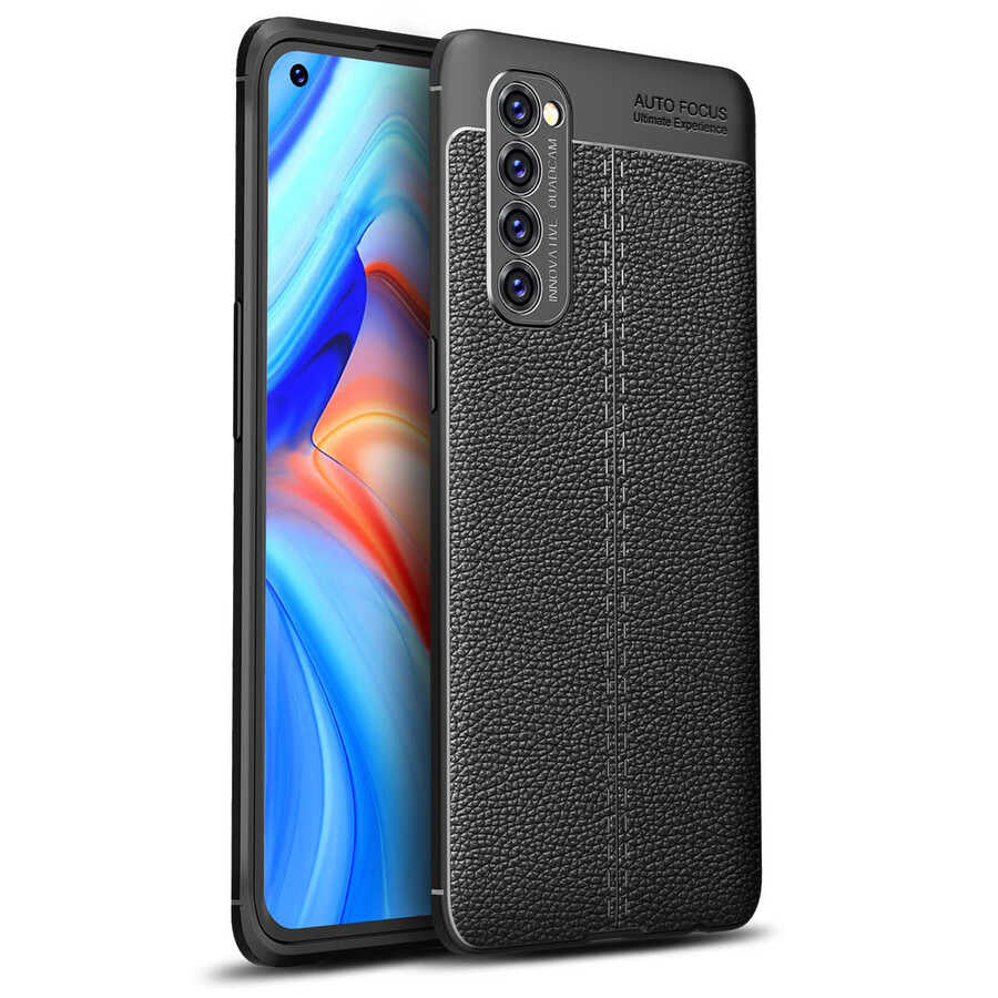 Oppo Reno 4 Pro 4G Kılıf Zore Niss Silikon Kapak Kırmızı