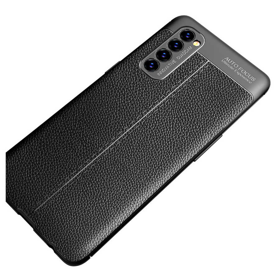 Oppo Reno 4 Pro 4G Kılıf Zore Niss Silikon Kapak Kırmızı