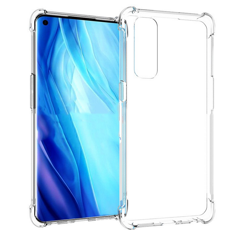 Oppo Reno 4 Pro 4G Kılıf Zore Nitro Anti Shock Silikon Renksiz