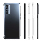 Oppo Reno 4 Pro 4G Kılıf Zore Nitro Anti Shock Silikon Renksiz