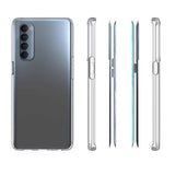 Oppo Reno 4 Pro 4G Kılıf Zore Süper Silikon Kapak Renksiz