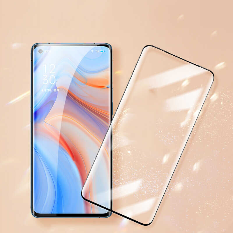 Oppo Reno 4 Pro 4G Zore Polymer Nano Ekran Koruyucu Siyah