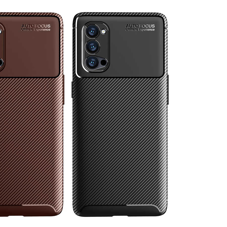 Oppo Reno 4 Pro 5G Kılıf Zore Negro Silikon Kapak Siyah