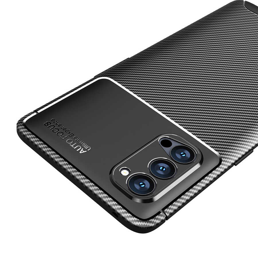 Oppo Reno 4 Pro 5G Kılıf Zore Negro Silikon Kapak Siyah