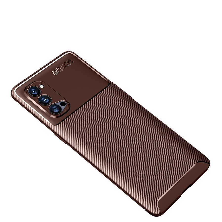 Oppo Reno 4 Pro 5G Kılıf Zore Negro Silikon Kapak Siyah