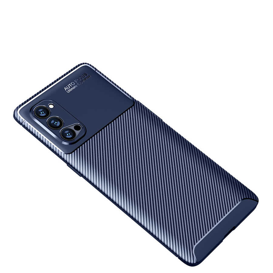 Oppo Reno 4 Pro 5G Kılıf Zore Negro Silikon Kapak Kahverengi