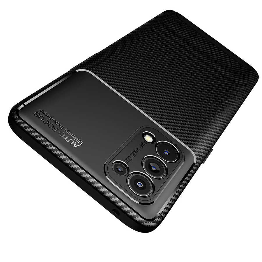 Oppo Reno 5 5G Kılıf Zore Negro Silikon Kapak Kahverengi