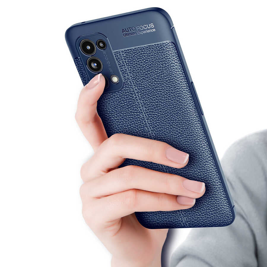 Oppo Reno 5 5G Kılıf Zore Niss Silikon Kapak Kırmızı