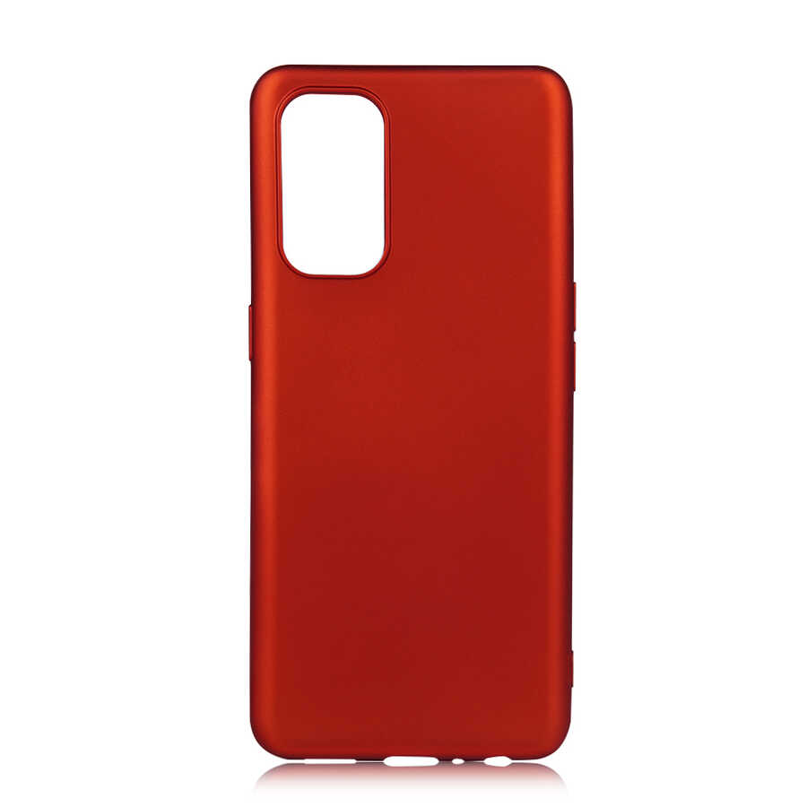 Oppo Reno 5 5G Kılıf Zore Premier Silikon Kapak Kırmızı