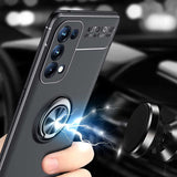 Oppo Reno 5 5G Kılıf Zore Ravel Silikon Kapak Mavi