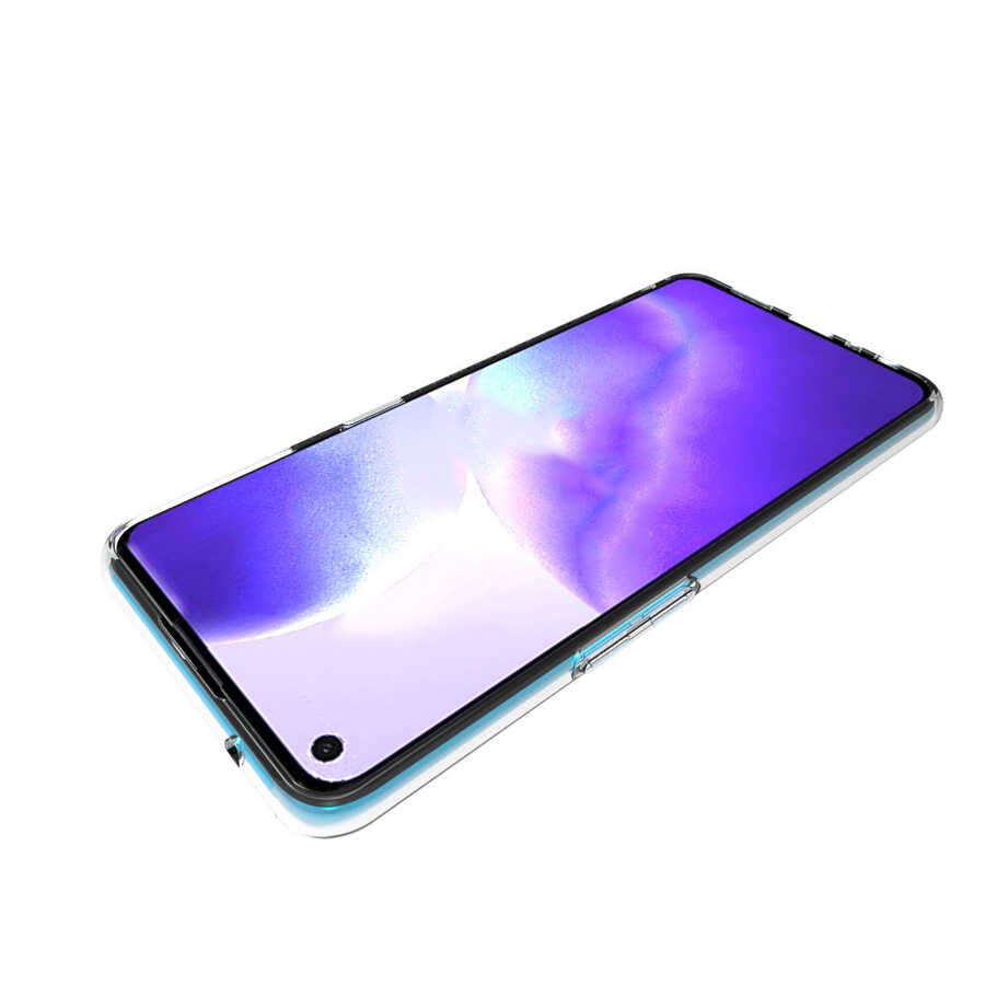 Oppo Reno 5 5G Kılıf Zore Süper Silikon Kapak Renksiz
