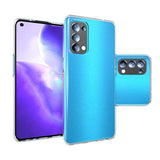 Oppo Reno 5 5G Kılıf Zore Süper Silikon Kapak Renksiz