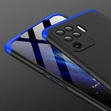 Oppo Reno 5 Lite Kılıf Zore Ays Kapak Siyah-Mavi