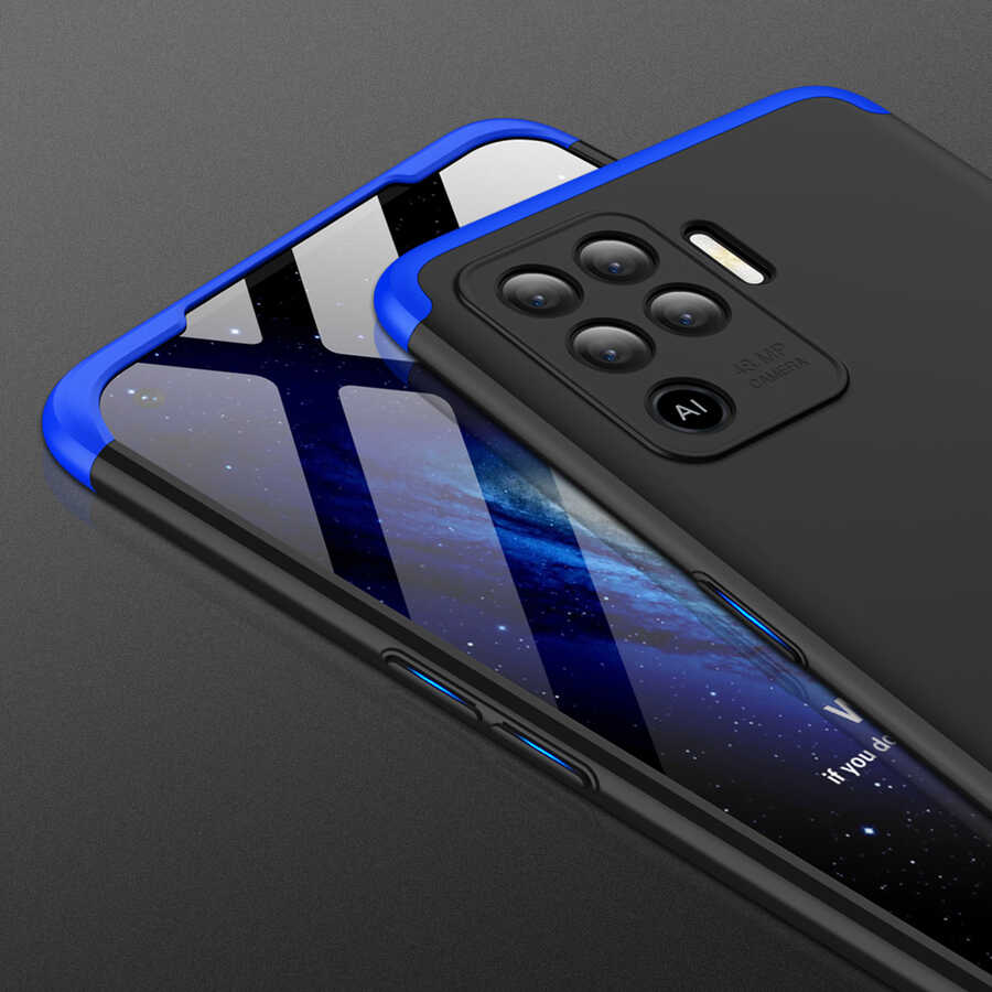 Oppo Reno 5 Lite Kılıf Zore Ays Kapak Siyah
