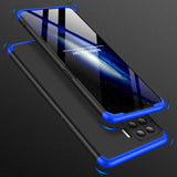 Oppo Reno 5 Lite Kılıf Zore Ays Kapak Siyah-Mavi