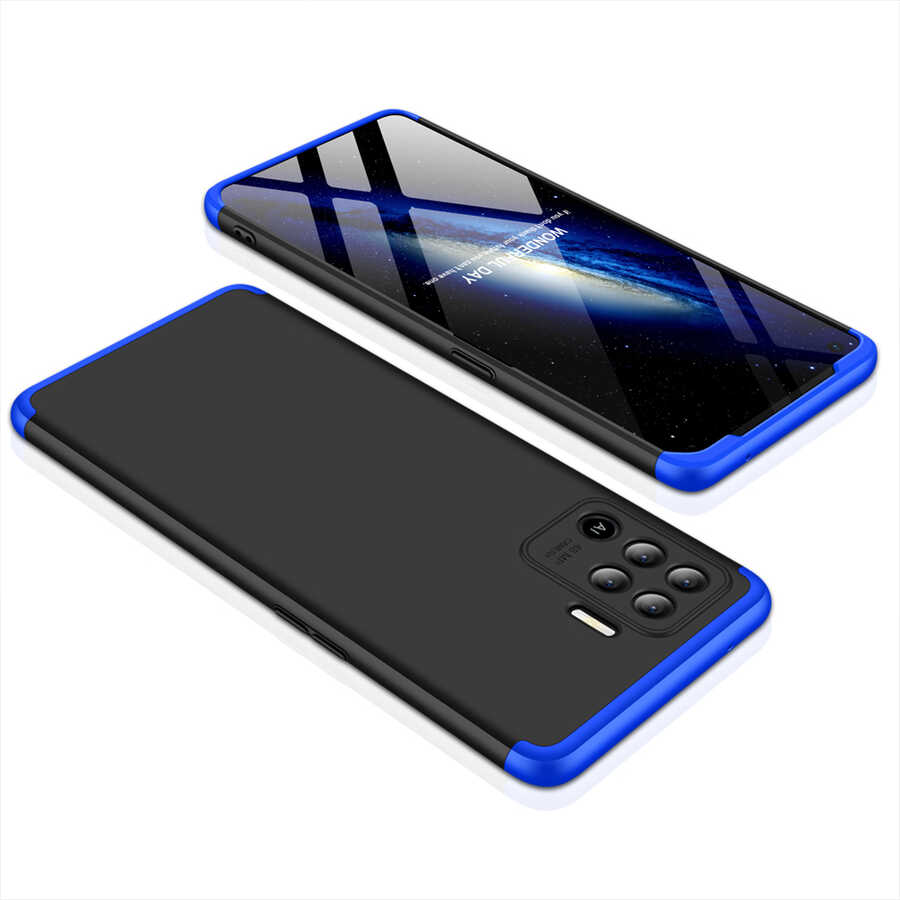 Oppo Reno 5 Lite Kılıf Zore Ays Kapak Siyah