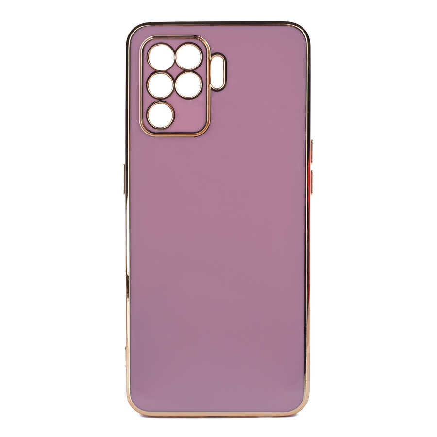 Oppo Reno 5 Lite Kılıf Zore Bark Kapak Açık Yeşil