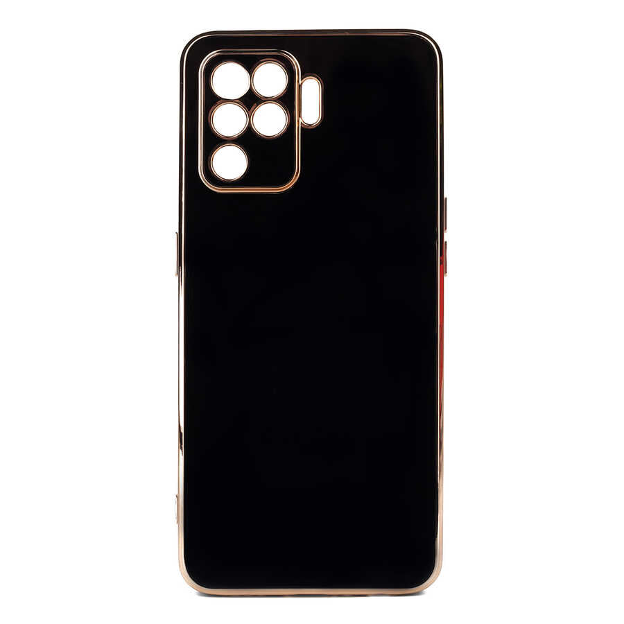 Oppo Reno 5 Lite Kılıf Zore Bark Kapak Siyah