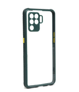 Oppo Reno 5 Lite Kılıf Zore Kaff Kapak Koyu Yeşil