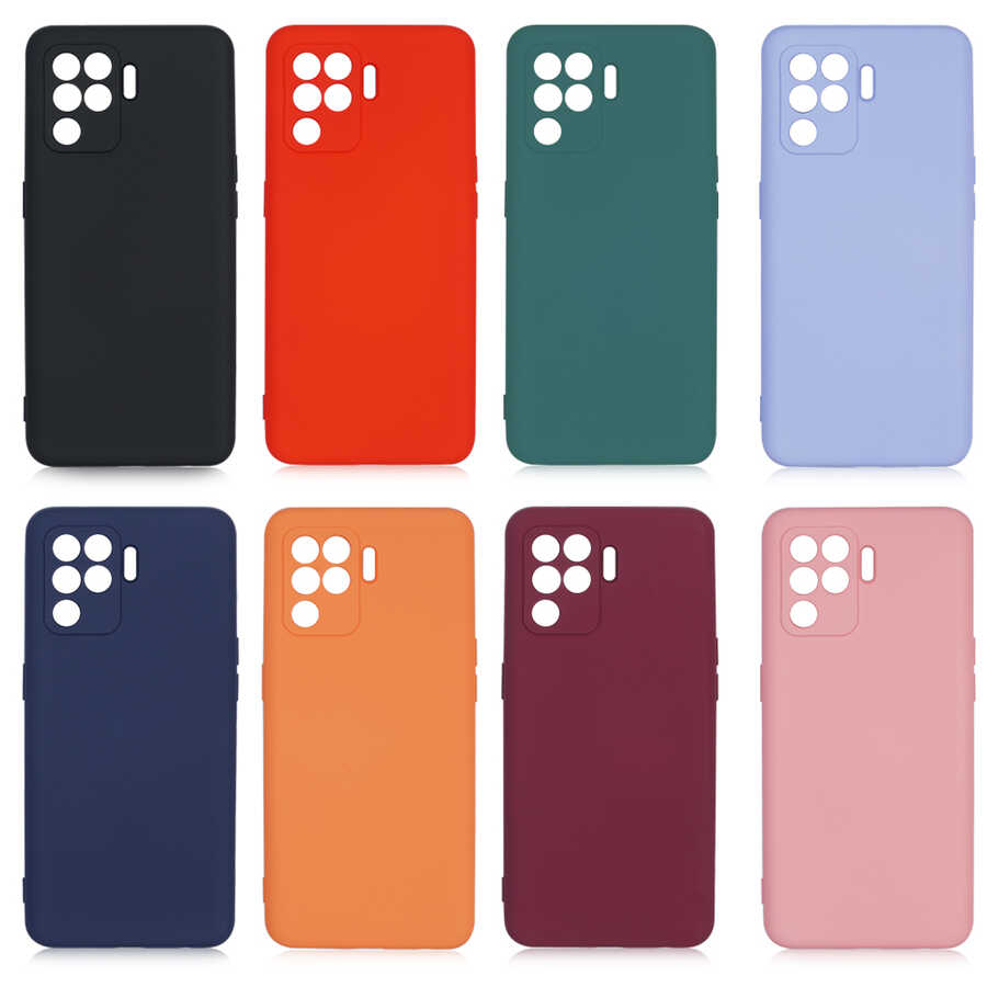 Oppo Reno 5 Lite Kılıf Zore Mara Lansman Kapak Siyah