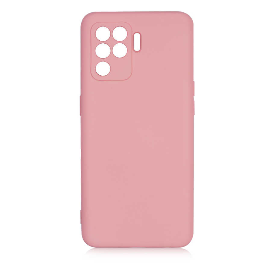 Oppo Reno 5 Lite Kılıf Zore Mara Lansman Kapak Pembe Açık