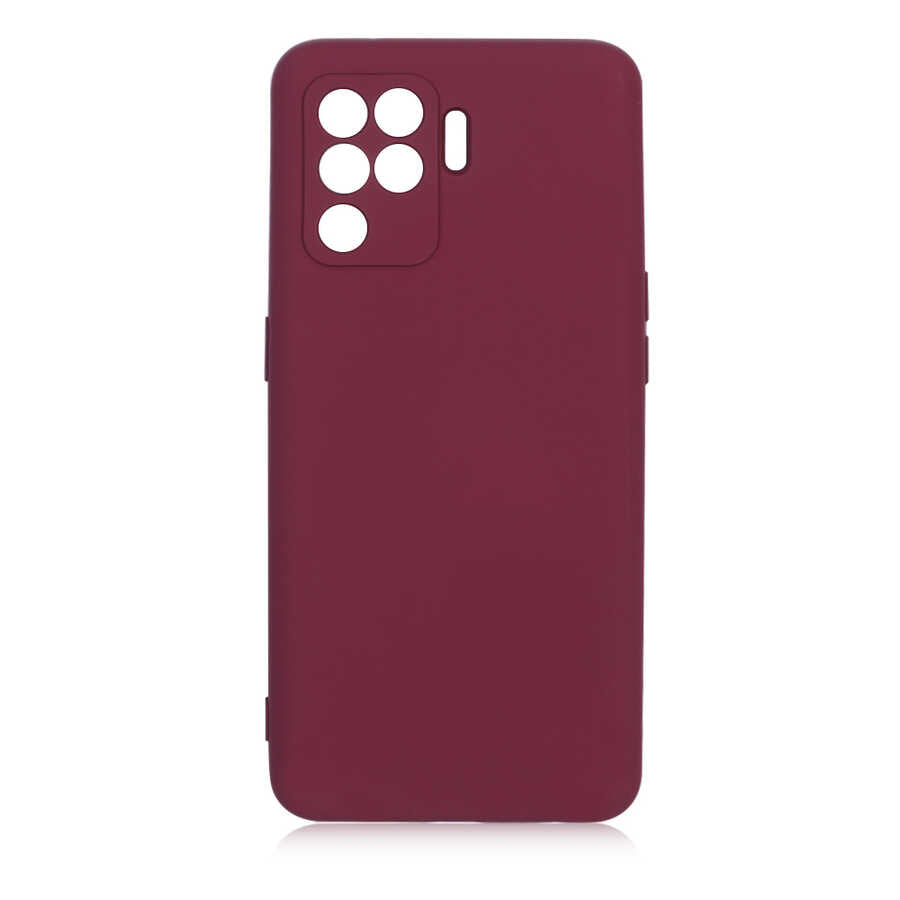 Oppo Reno 5 Lite Kılıf Zore Mara Lansman Kapak Koyu Mor