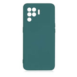 Oppo Reno 5 Lite Kılıf Zore Mara Lansman Kapak Koyu Yeşil