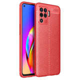 Oppo Reno 5 Lite Kılıf Zore Niss Silikon Kapak Kırmızı