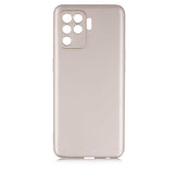 Oppo Reno 5 Lite Kılıf Zore Premier Silikon Kapak Gold