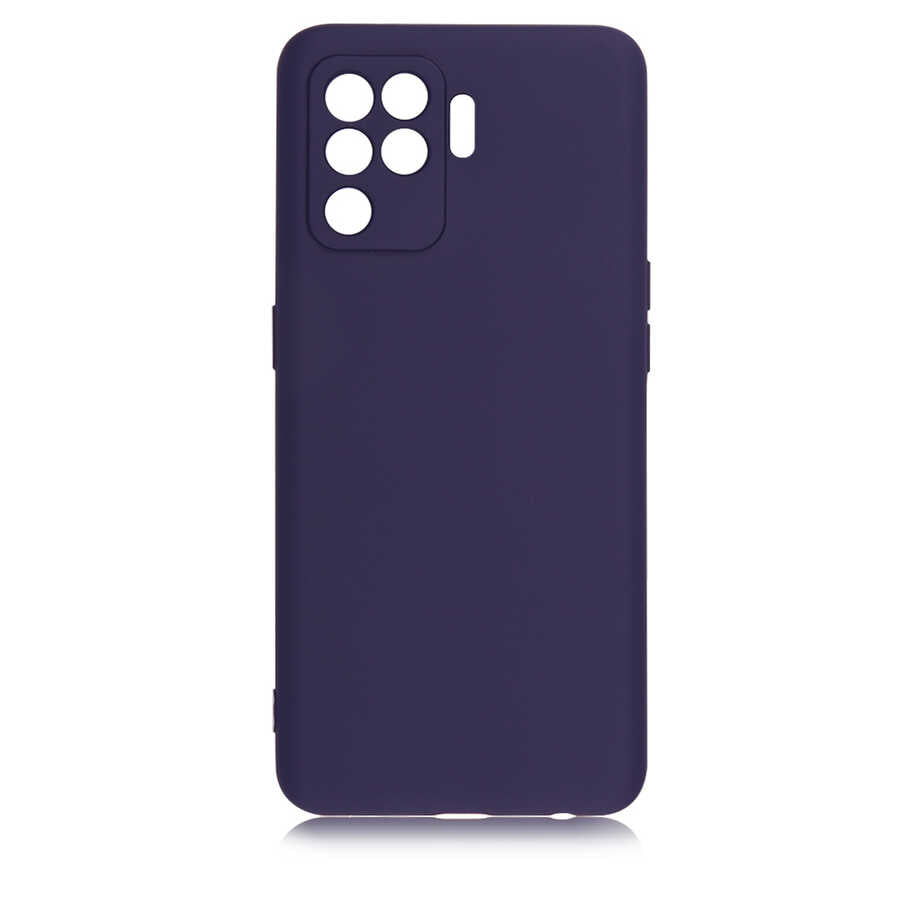 Oppo Reno 5 Lite Kılıf Zore Premier Silikon Kapak Lacivert