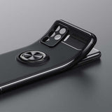 Oppo Reno 5 Lite Kılıf Zore Ravel Silikon Kapak Siyah