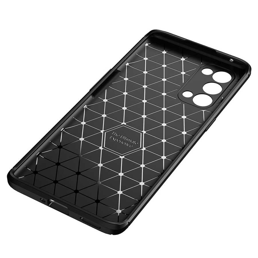 Oppo Reno 5 Pro 5G Kılıf Zore Negro Silikon Kapak Siyah