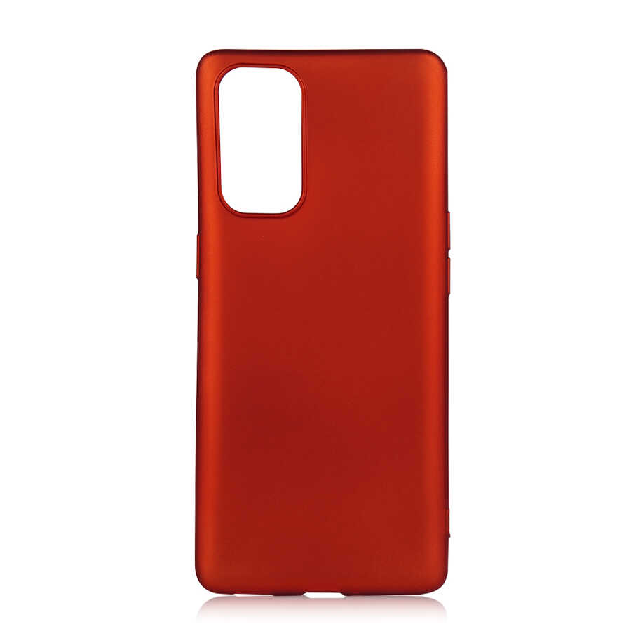 Oppo Reno 5 Pro 5G Kılıf Zore Premier Silikon Kapak Kırmızı