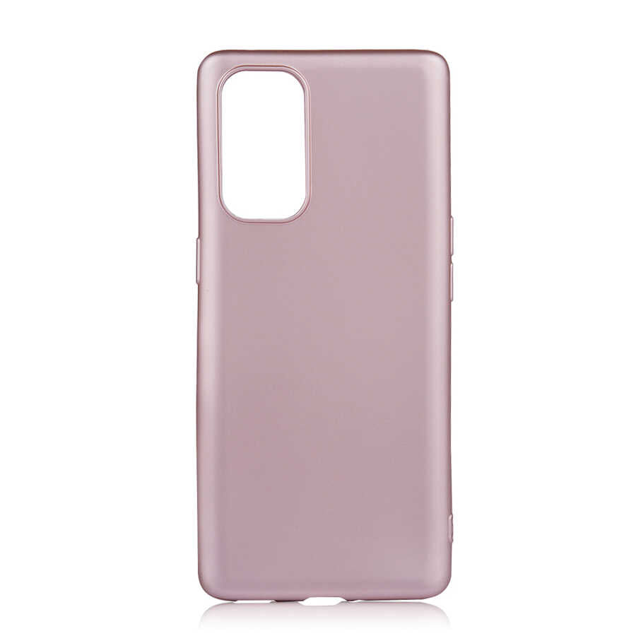 Oppo Reno 5 Pro 5G Kılıf Zore Premier Silikon Kapak Rose Gold
