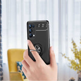 Oppo Reno 5 Pro 5G Kılıf Zore Ravel Silikon Kapak Siyah
