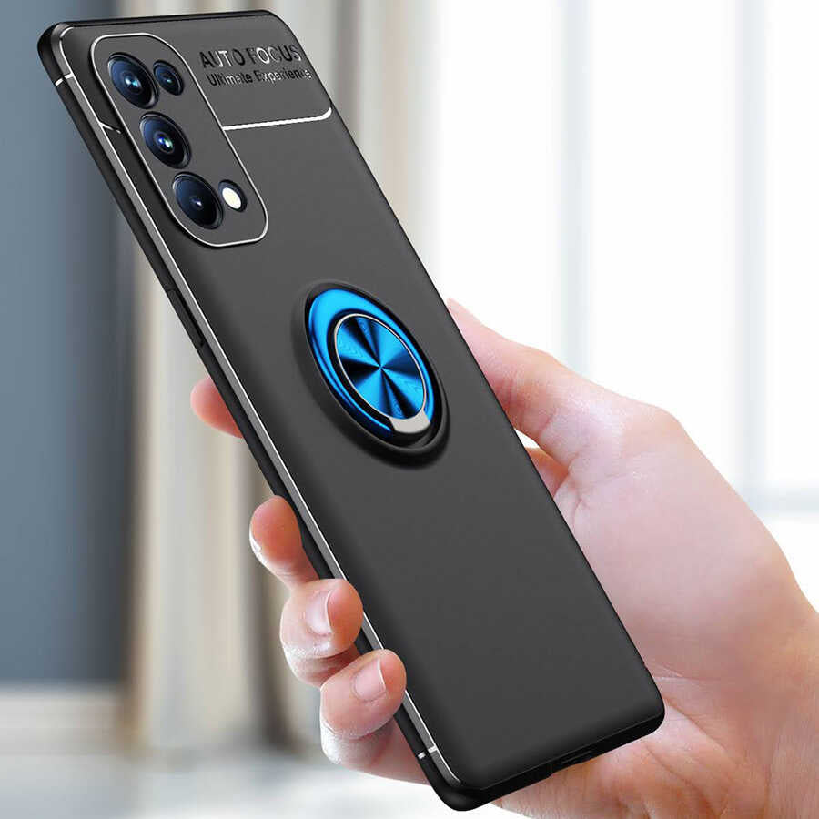 Oppo Reno 5 Pro 5G Kılıf Zore Ravel Silikon Kapak Kırmızı