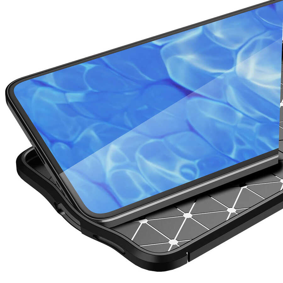 Oppo Reno 6 4G Kılıf Zore Niss Silikon Kapak Lacivert