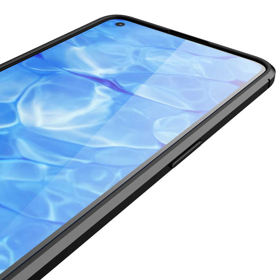 Oppo Reno 6 4G Kılıf Zore Niss Silikon Kapak Siyah