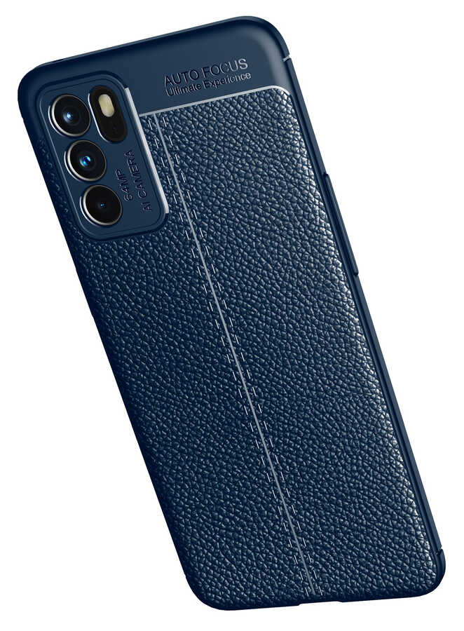 Oppo Reno 6 4G Kılıf Zore Niss Silikon Kapak Siyah