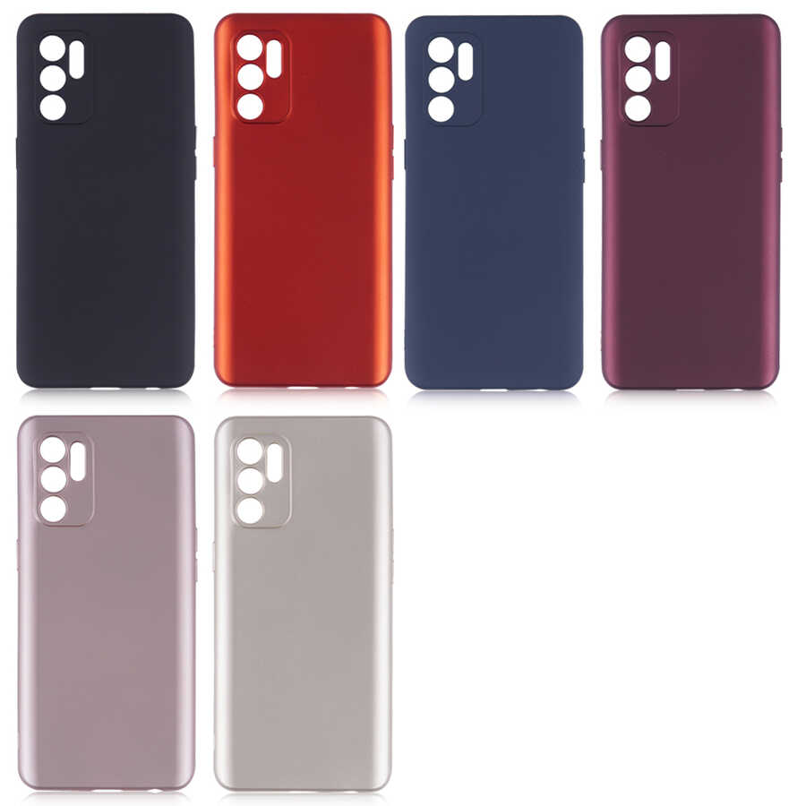 Oppo Reno 6 4G Kılıf Zore Premier Silikon Kapak Siyah