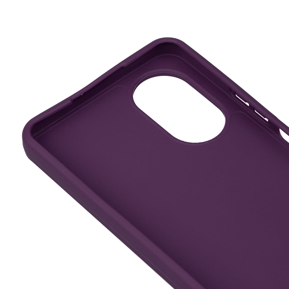 Oppo A38 Kılıf Zore Biye Silikon Lila