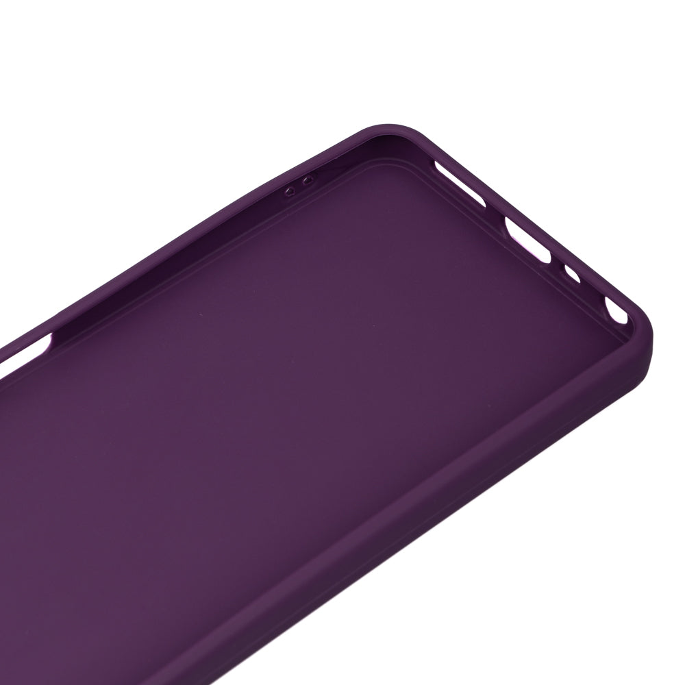 Oppo A38 Kılıf Zore Biye Silikon Lila