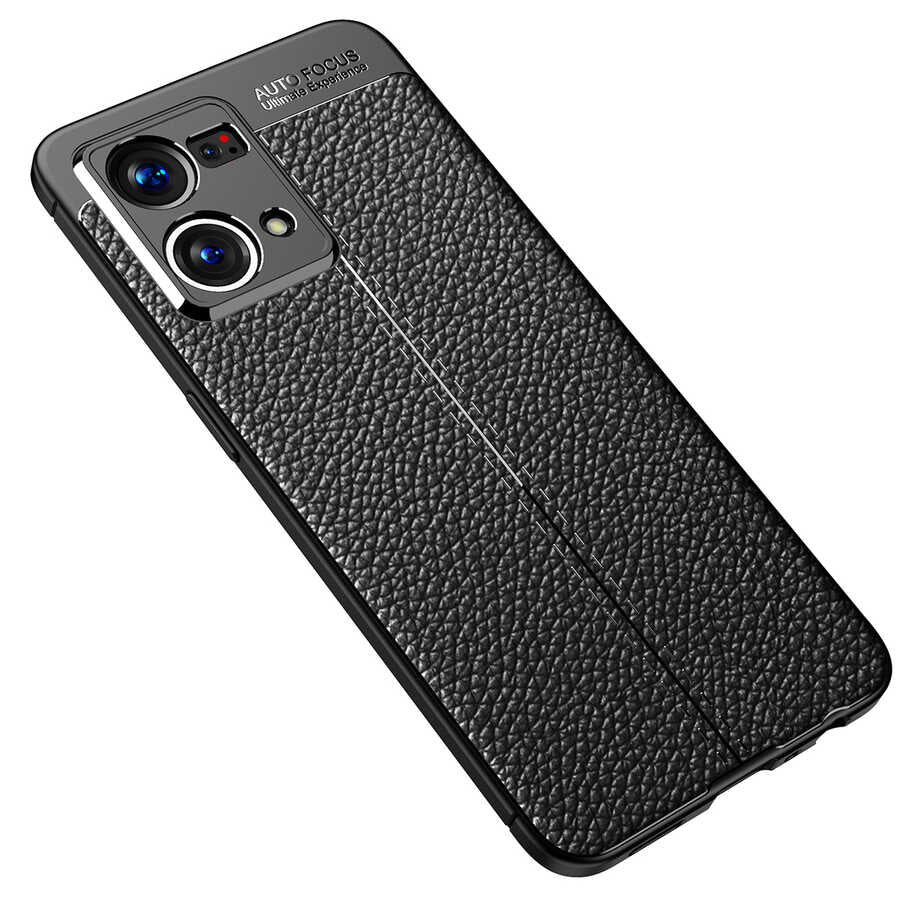Oppo Reno 7 4G Kılıf Zore Niss Silikon Kapak Siyah