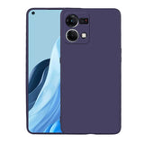Oppo Reno 7 4G Kılıf Zore Premier Silikon Kapak Gold